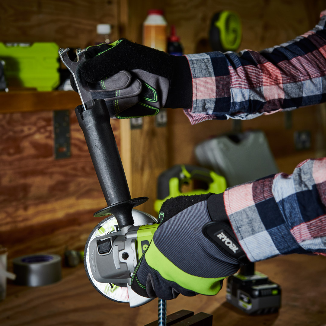 Ryobi vinkelsliper one+ rag18125-0 - Bilde 4