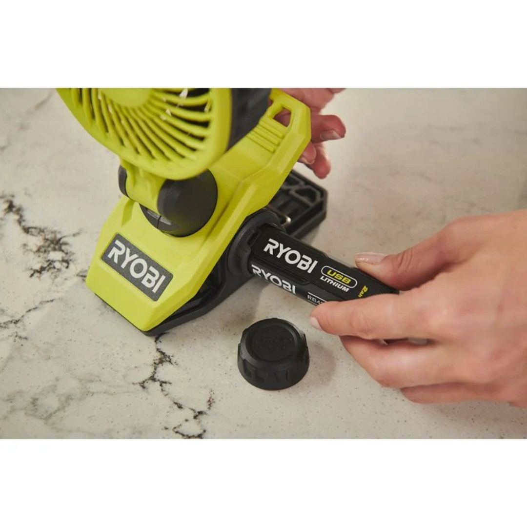 Ryobi 4v vifte med klemme rcf4-0 - Bilde 8