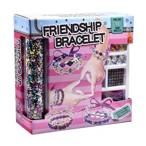 Perlesett vennearmbånd m/alfabet