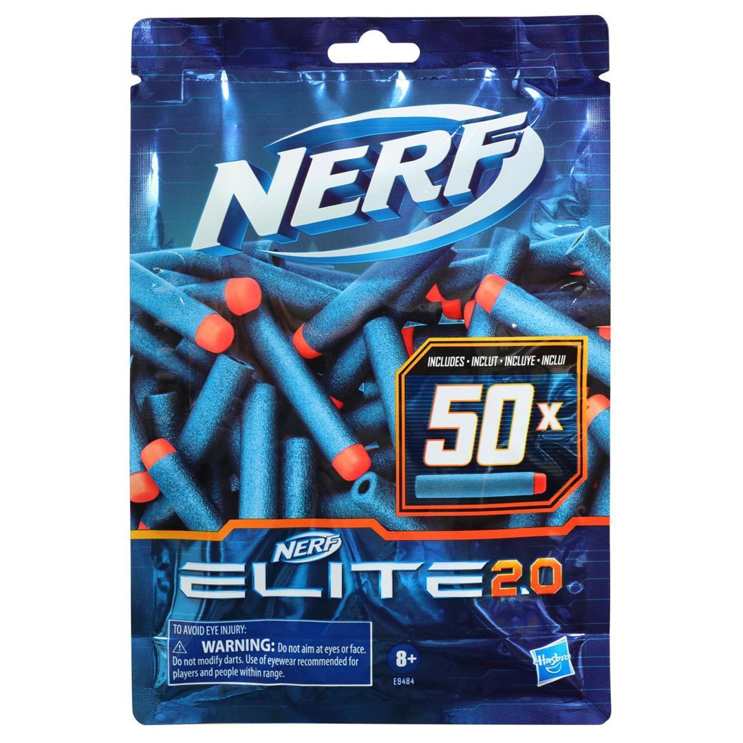 Nerf dart refill 50 piler