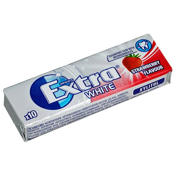Extra white strawberry 14g - Bilde 2