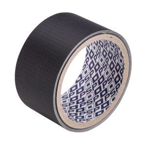 Spinnaker tape sort 4,5m 50mm bred