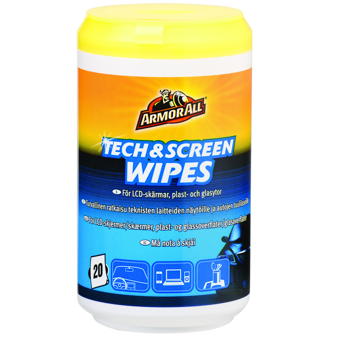 Armor all tec & screen wipes