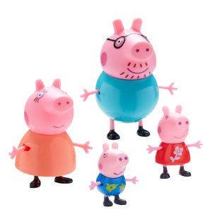 Peppa gris famile pakke