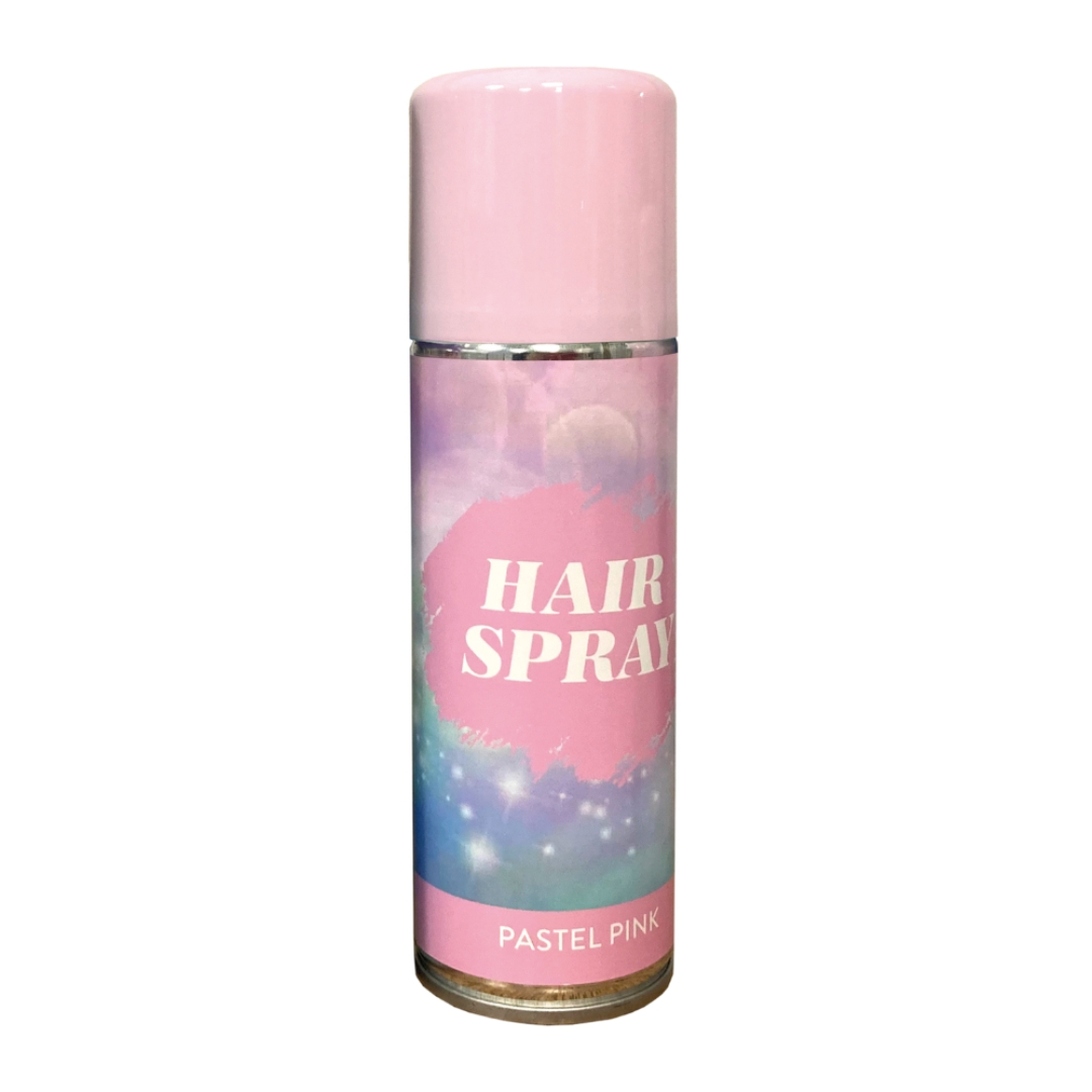 Hair spray pastel pink