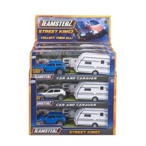 Teamsterz bil m/campingvogn 26cm