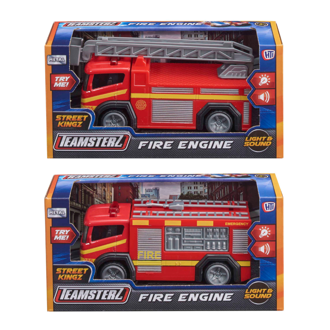 Teamsterz brannbil m/lyd og lys 14cm - Bilde 2