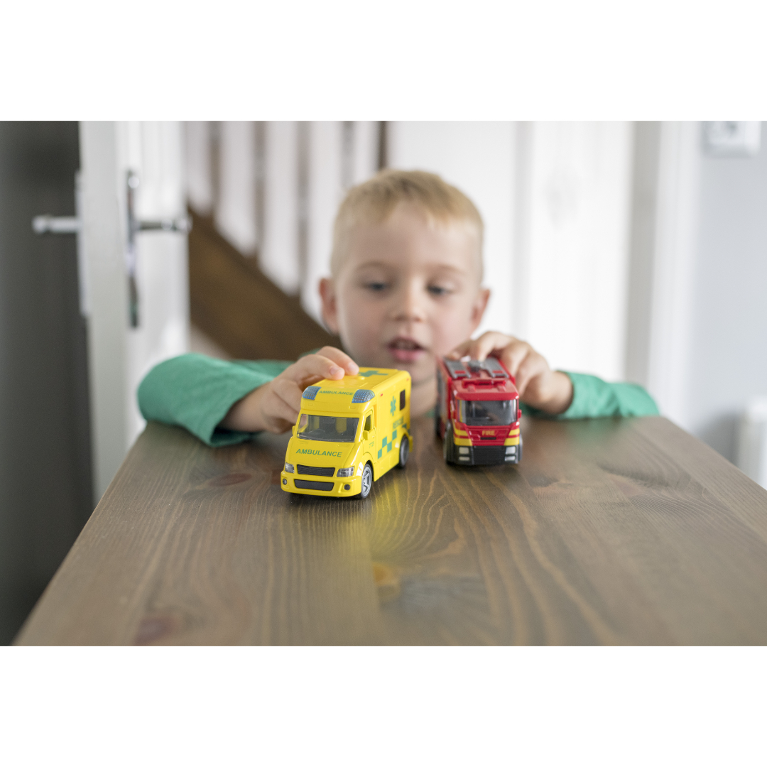 Teamsterz brannbil m/lyd og lys 14cm - Bilde 4