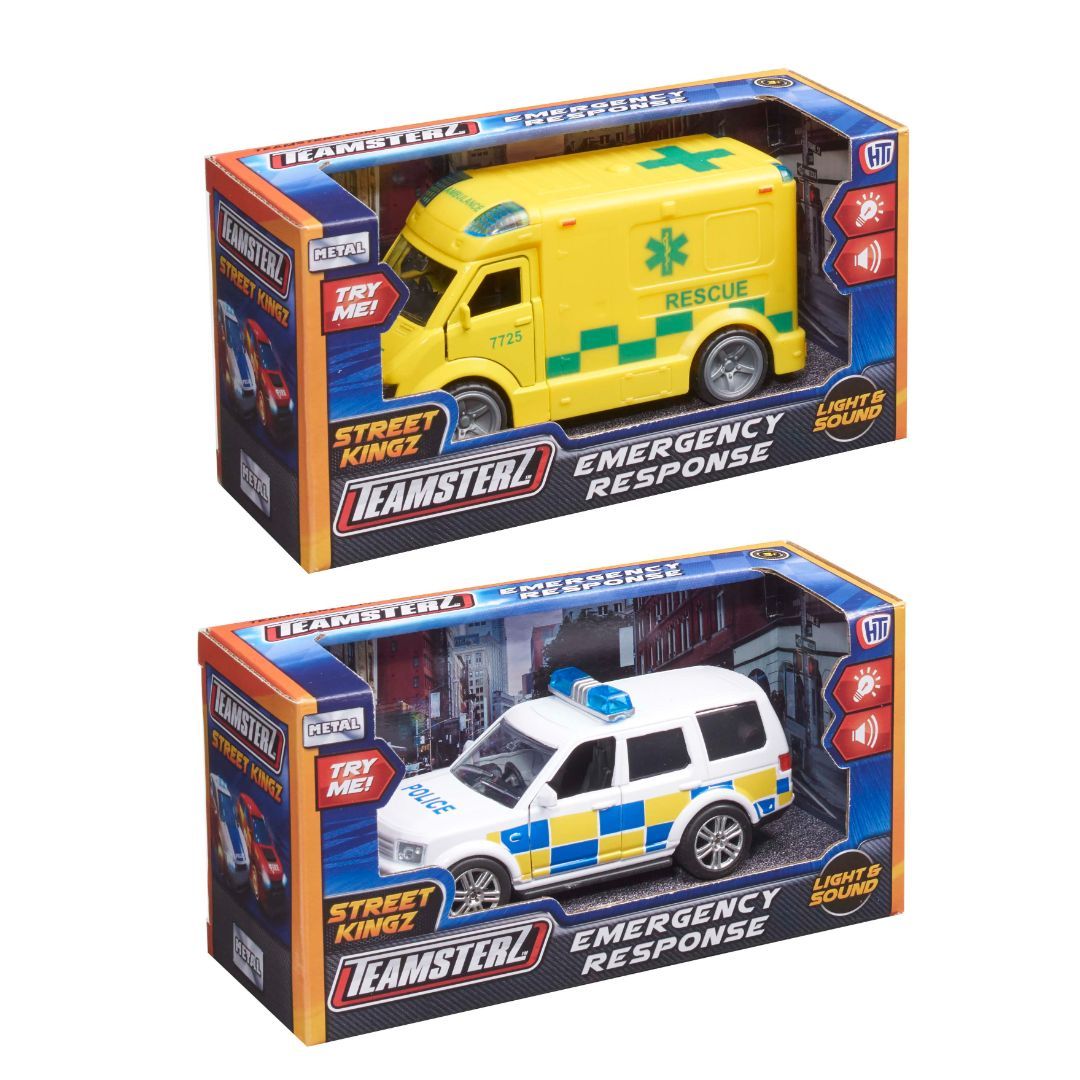 Teamsterz politi/sykebil m/lyd og lys - Bilde 2