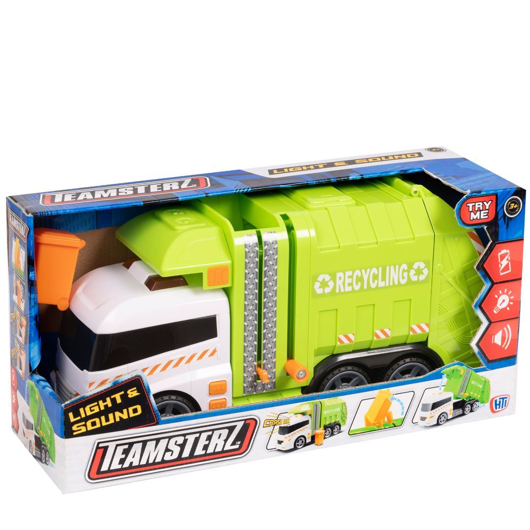 Teamsterz 40 cm søppelbil med lys og lyd - Bilde 7