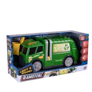 Teamsterz lyd og lys søppelbil 30 cm