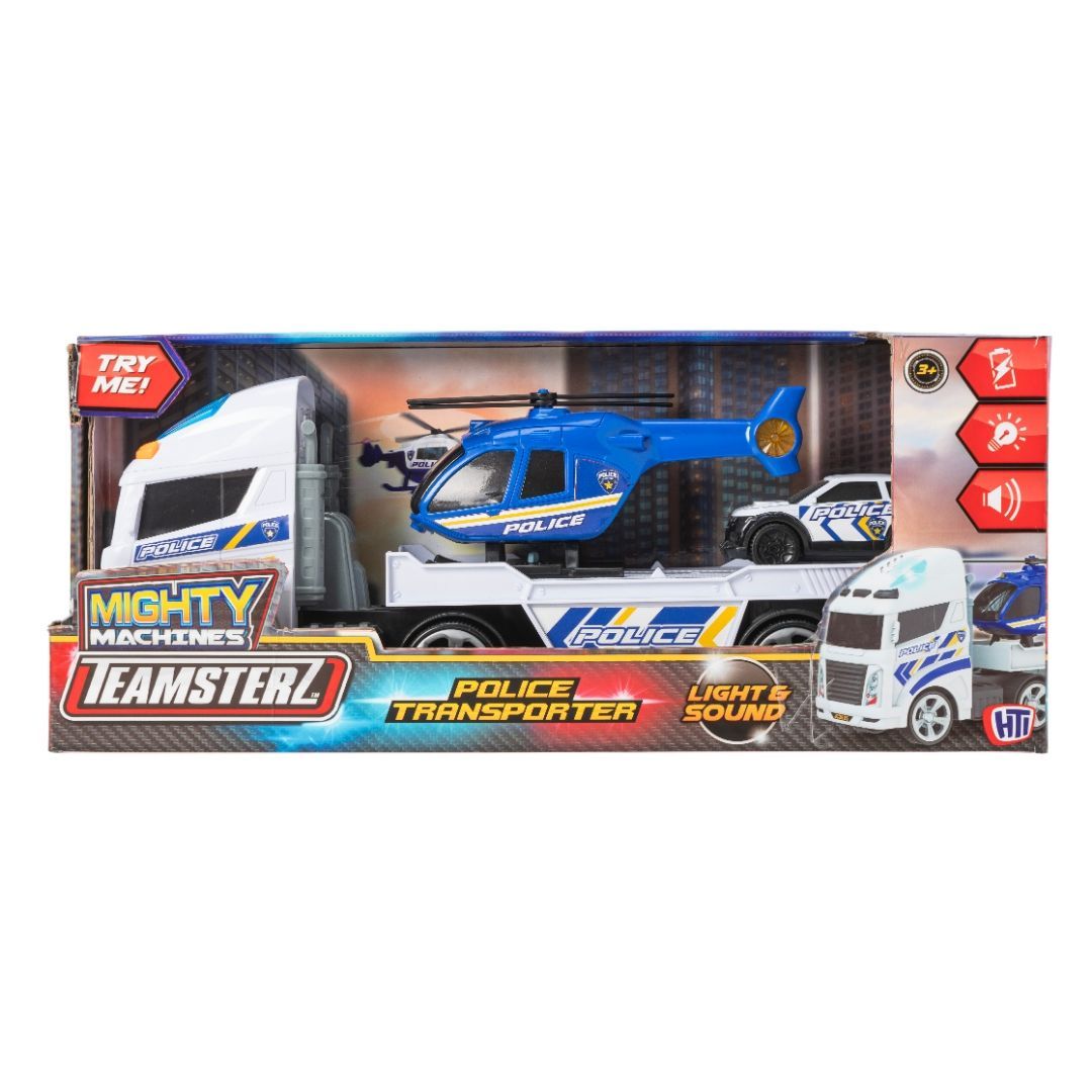 Teamsterz small l&s politi transporter (