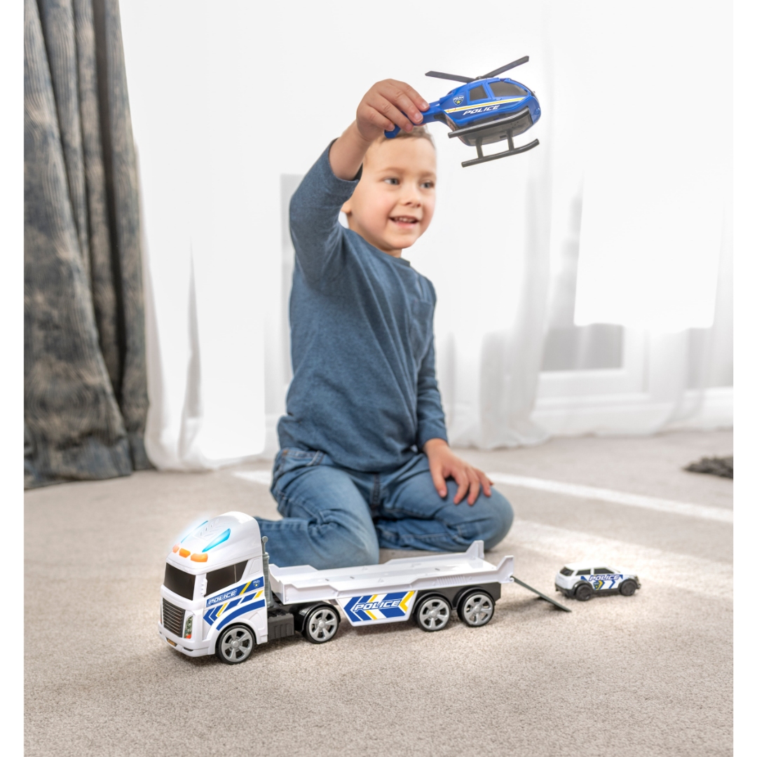 Teamsterz small l&s politi transporter ( - Bilde 4