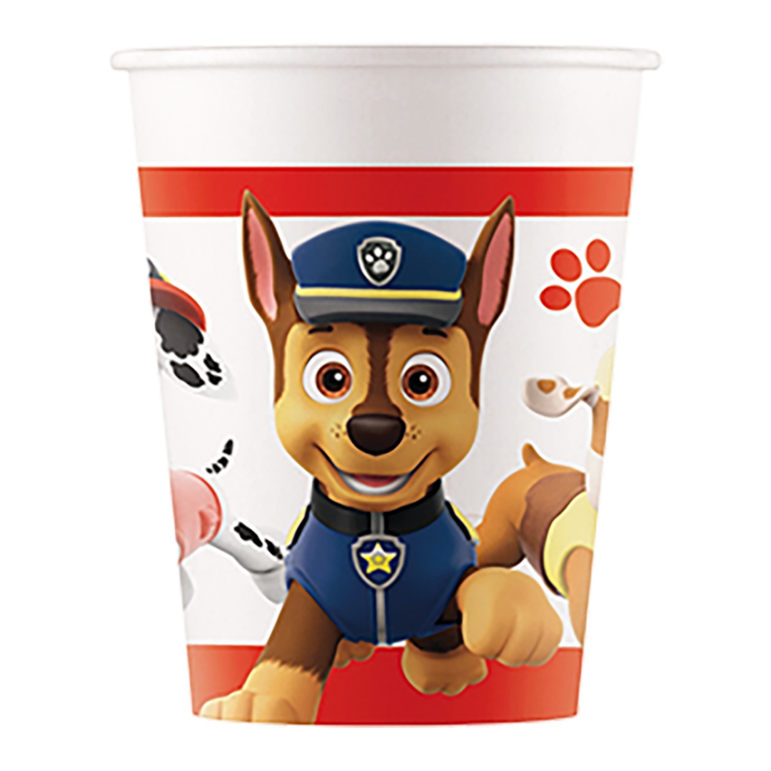 Papir kopp paw patrol 8-p