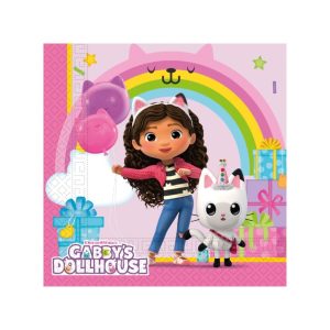 Papir serviett gabbys dollhouse 20-p