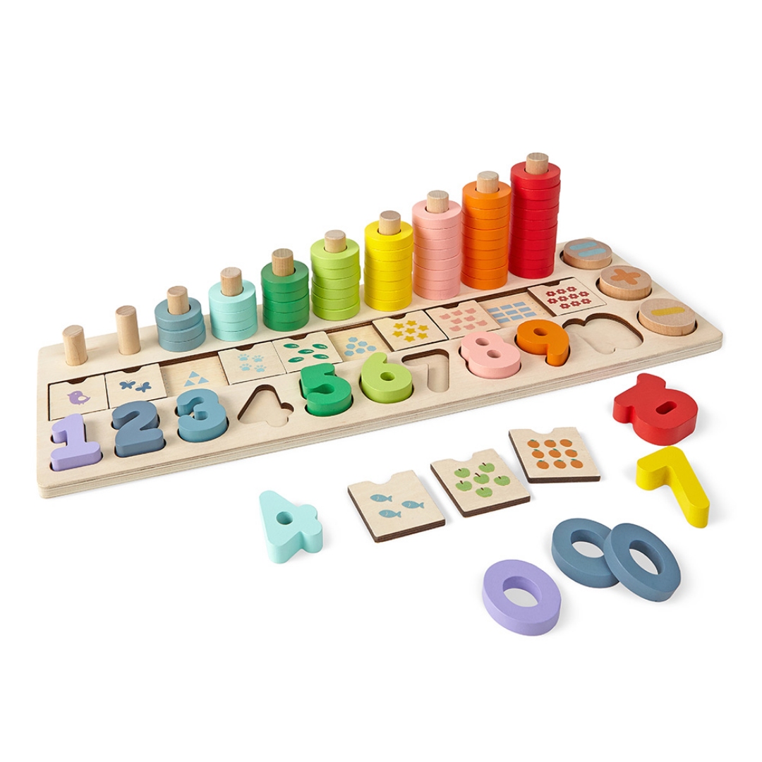 Lær-å-telle/regne spill i tre