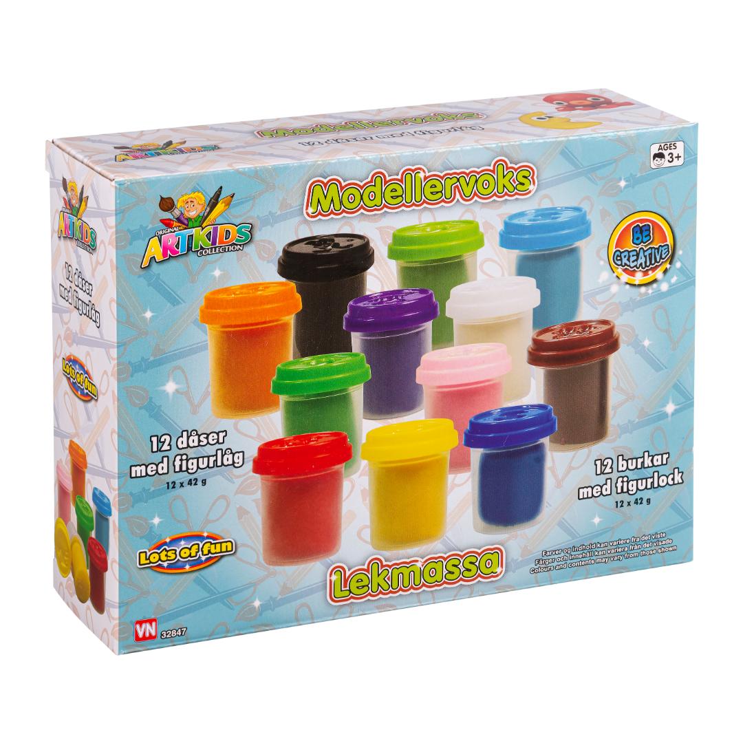 Artkids 12 bokser leire