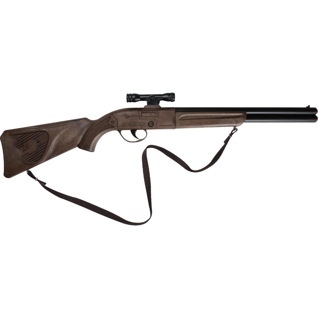 Gunman jaktgevær på kort med lyd