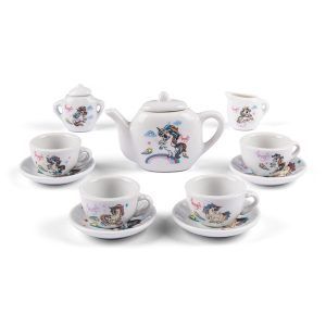 4-girlz tesett porcelen unicorn 13 dele