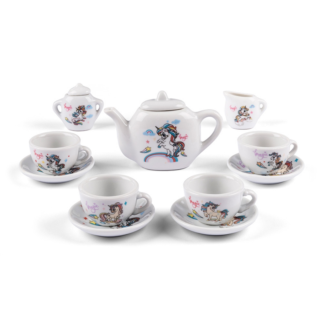 4-girlz tesett porcelen unicorn 13 dele