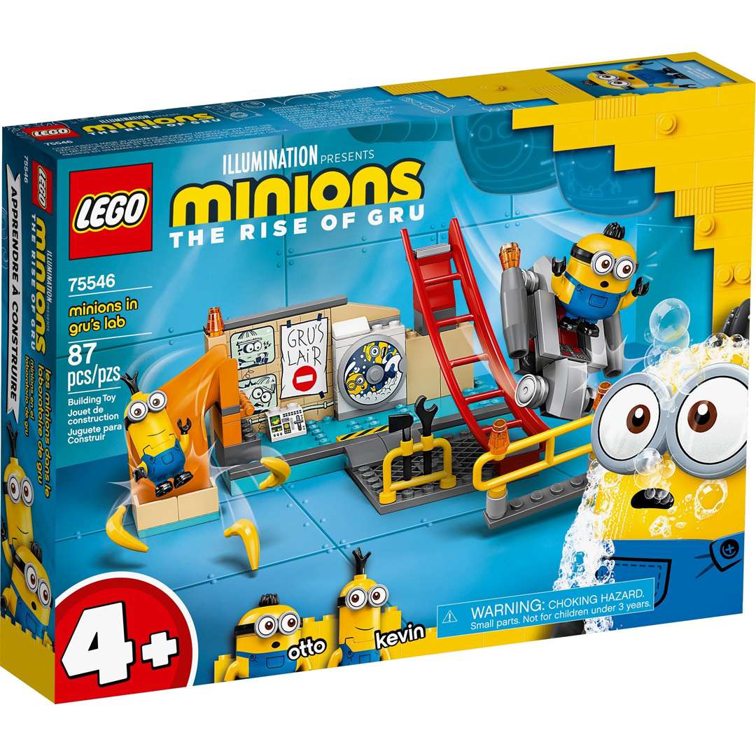 Lego minions i grus laboratorium
