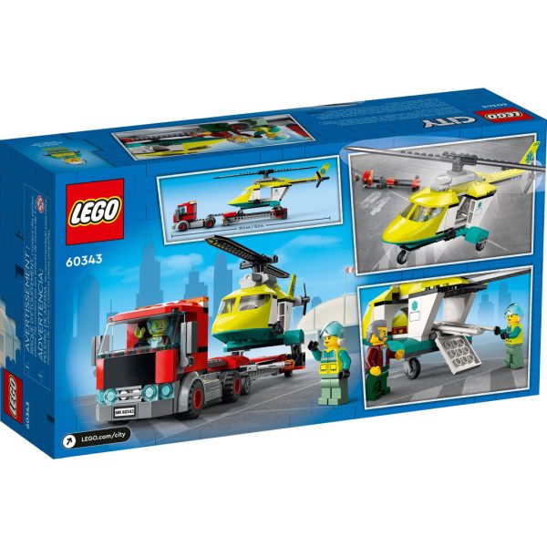 Lego trailer med redningshelikopter - Bilde 2