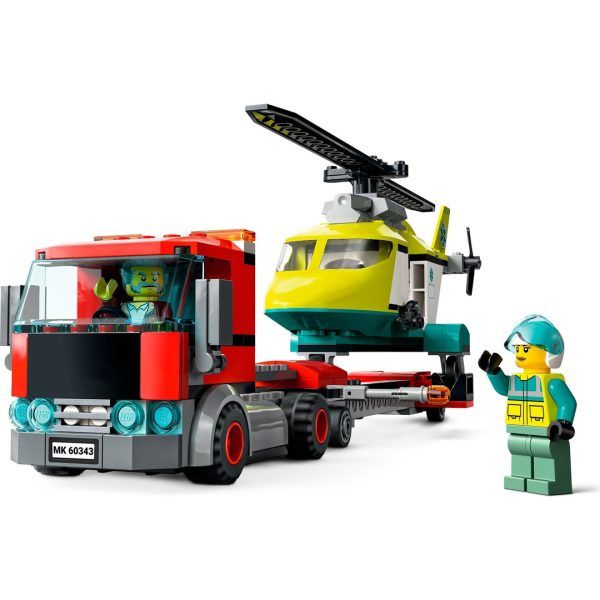 Lego trailer med redningshelikopter - Bilde 3