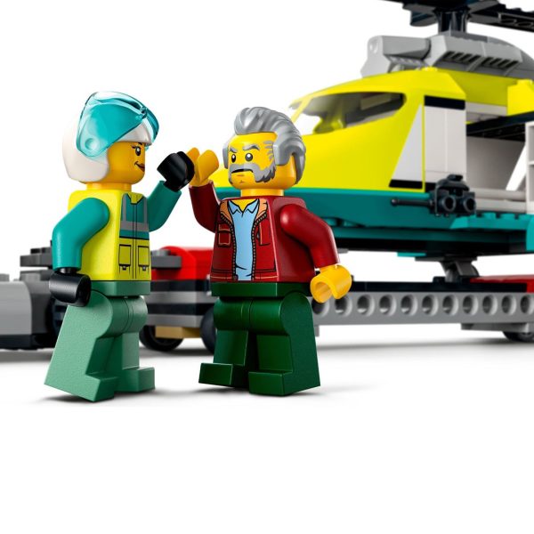Lego trailer med redningshelikopter - Bilde 4