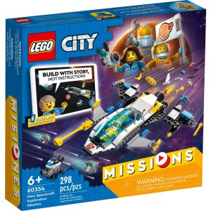 Lego mars-oppdrag med romskip