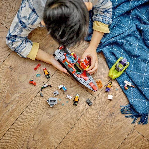 Lego brannvesenets redningsbåt - Bilde 5