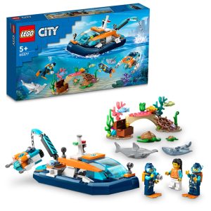 Lego utforskere og dykkerbåt