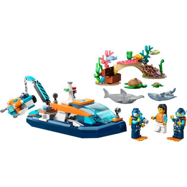 Lego utforskere og dykkerbåt - Bilde 2