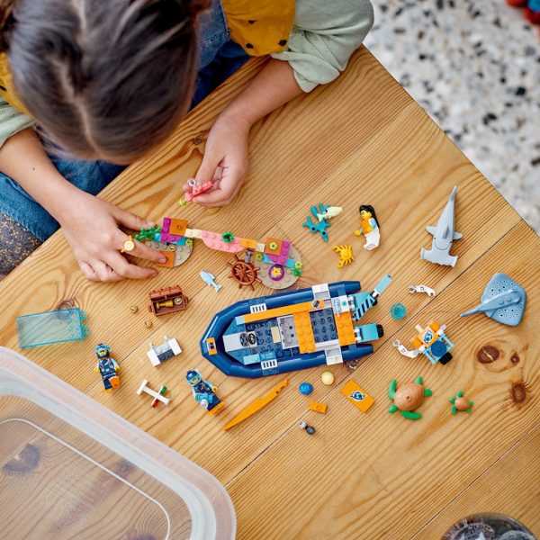 Lego utforskere og dykkerbåt - Bilde 3