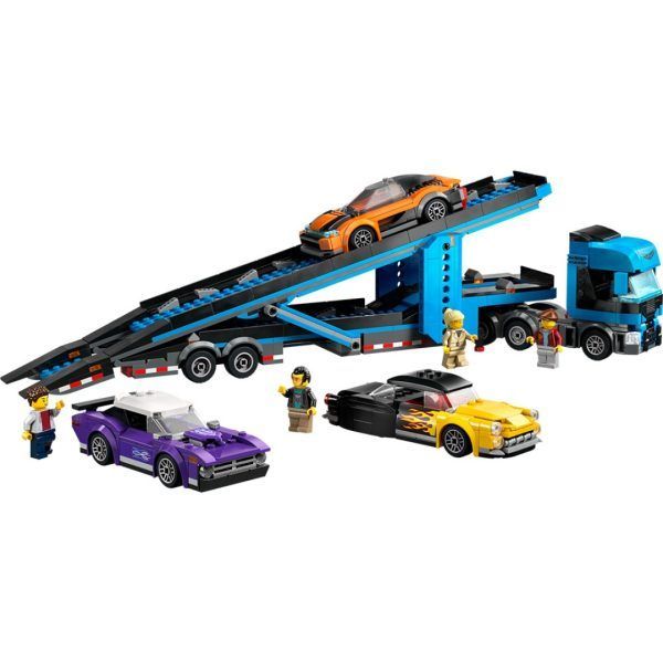 Lego biltransporter med sportsbiler - Bilde 2