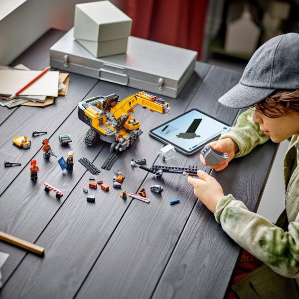 Lego gul gravemaskin - Bilde 3