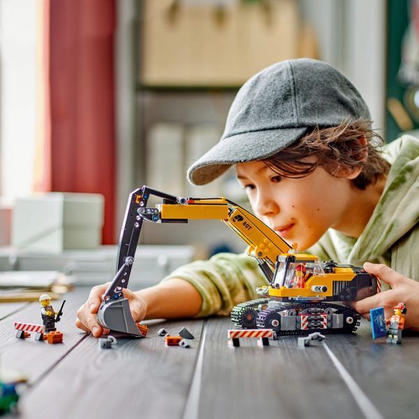 Lego gul gravemaskin - Bilde 4