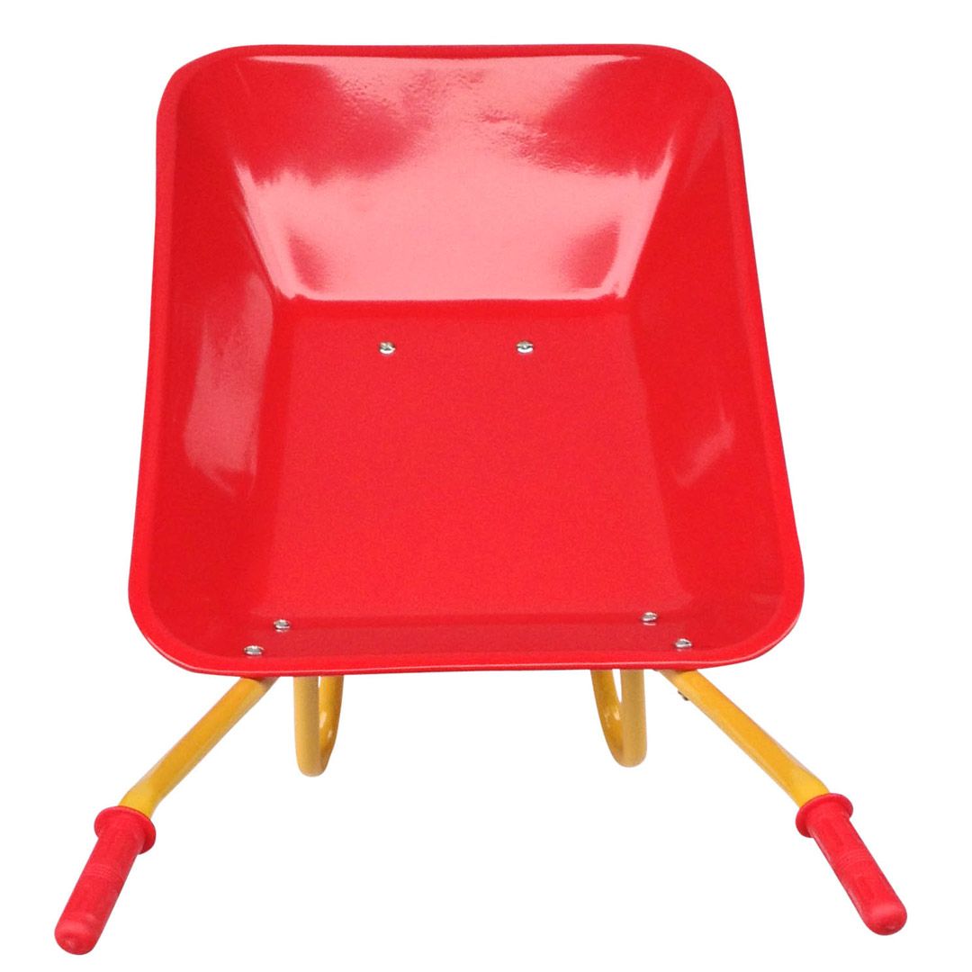 Trillebår i metall rød/gul - Bilde 2