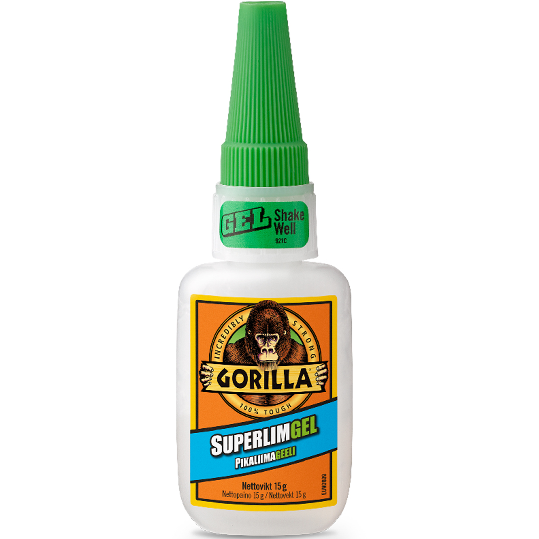 Gorilla superlim gel 15 gr - Bilde 2