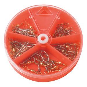 Kinetic barral swivel w/snap assortment