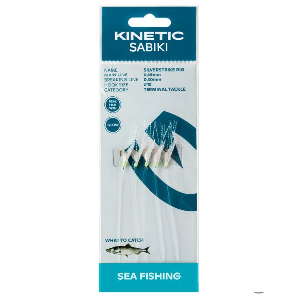 Kinetic sabiki silverstrike #12 fishskin