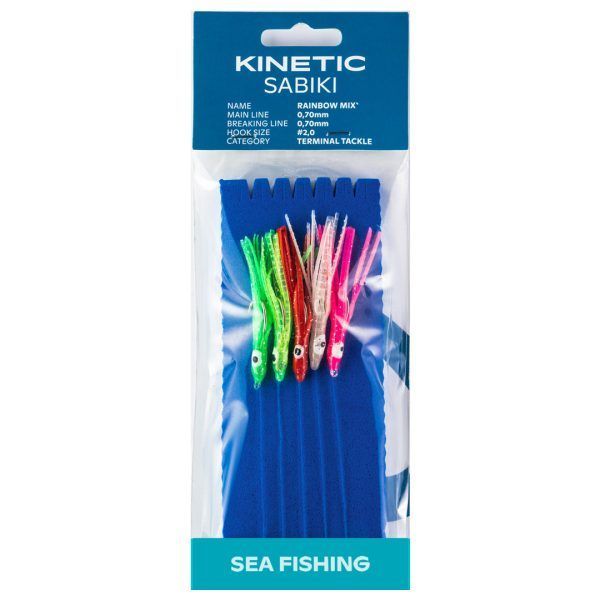 Kinetic sabiki blekksprut mini #2/0 rain