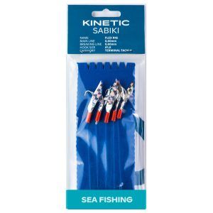 Kinetic sabiki flex #1/0 silver flex