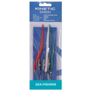 Kinetic sabiki harpe kroksett #4/0 green