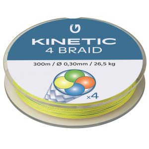 Kinetic 4 braid 300m 0,25mm/21,0kg multi