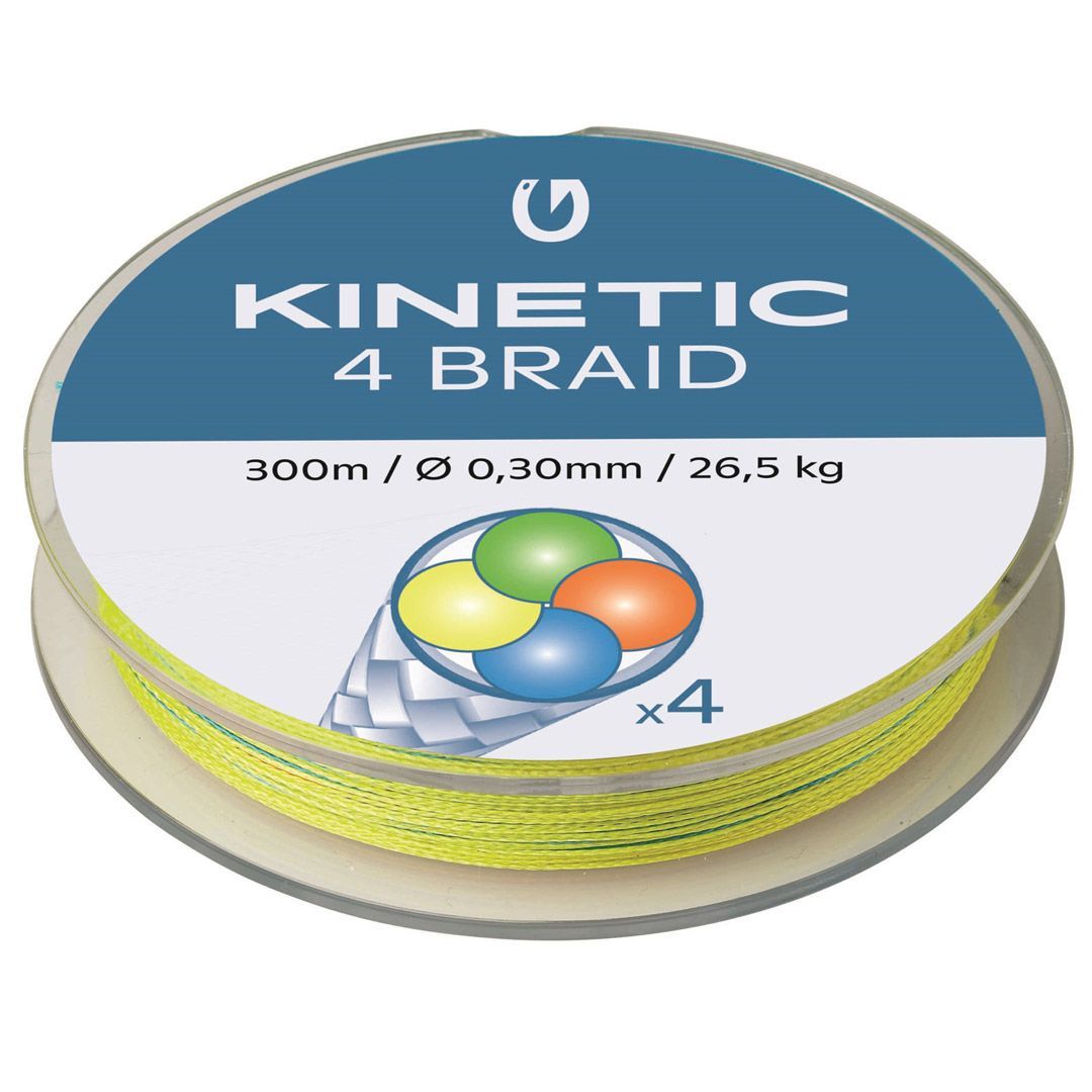 Kinetic 4 braid 300m 0,30mm/26,5kg multi