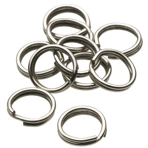 Kinetic stainless steel splitring 9mm 10