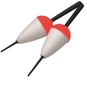 Kinetic classic float 40mm red/white 2pc