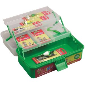 Little viking tackle box kit green