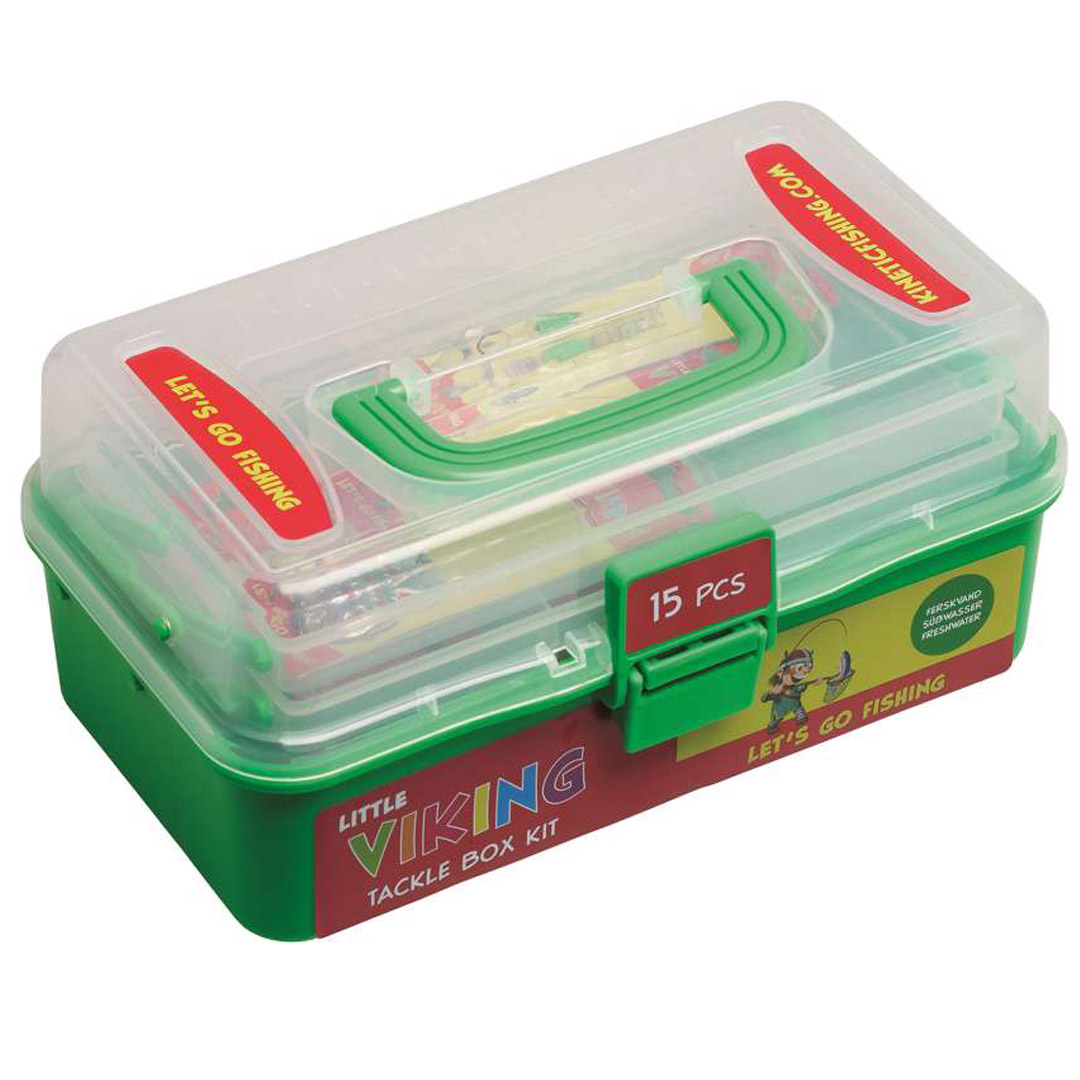 Little viking tackle box kit green - Bilde 2