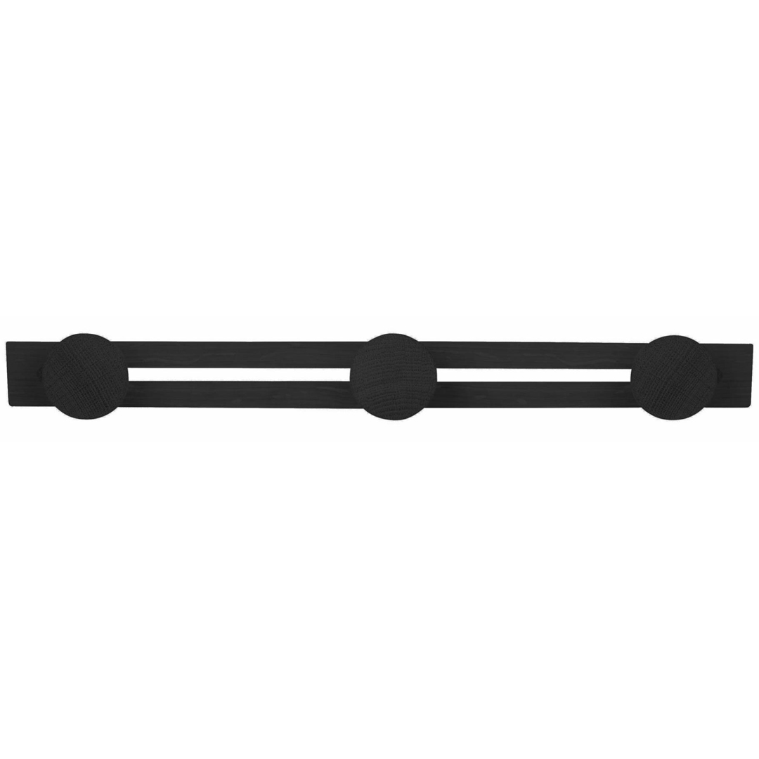 Home it knaggrekke 3 knotter sort eik